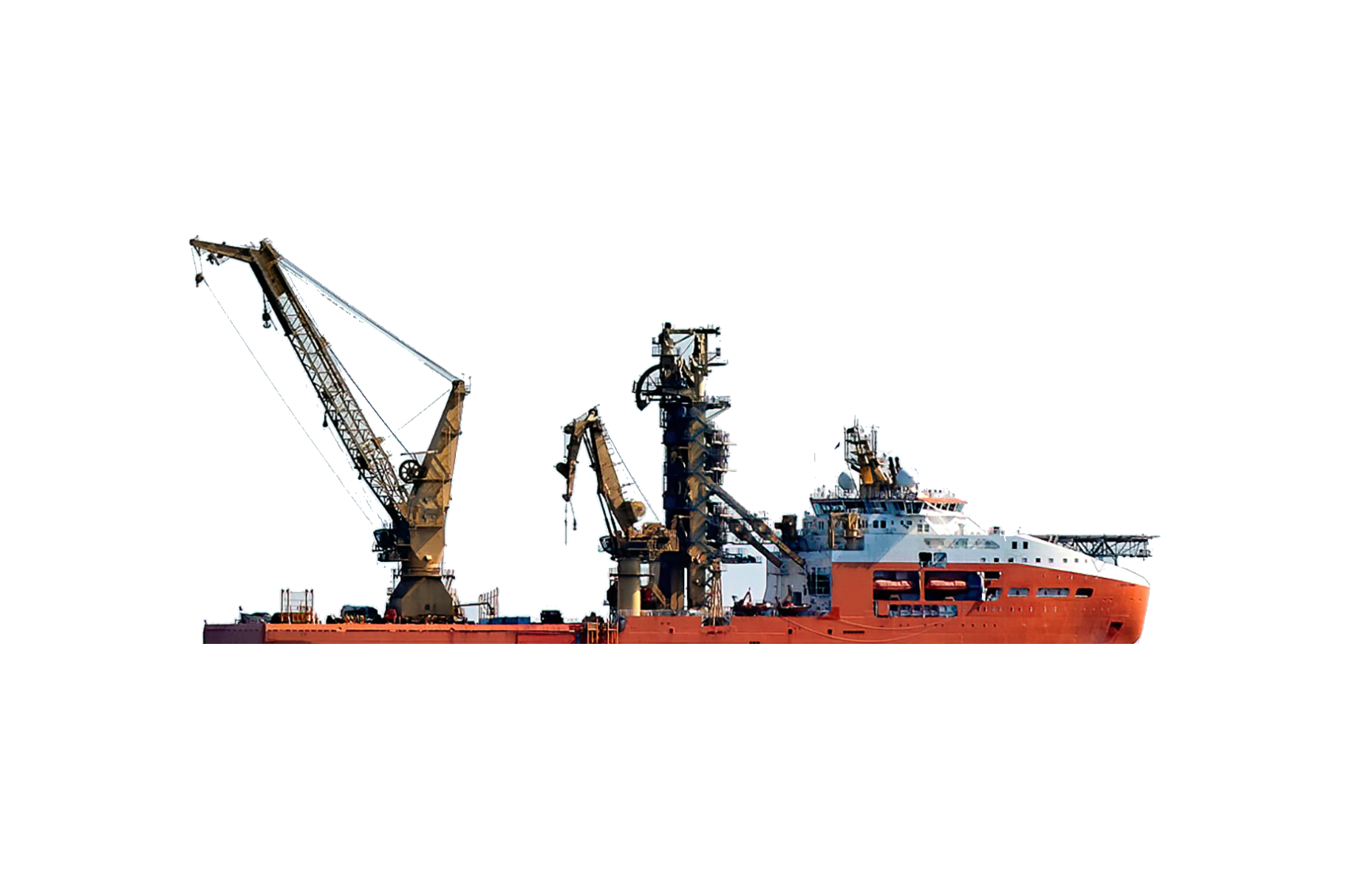 working industrial cargo ship sea